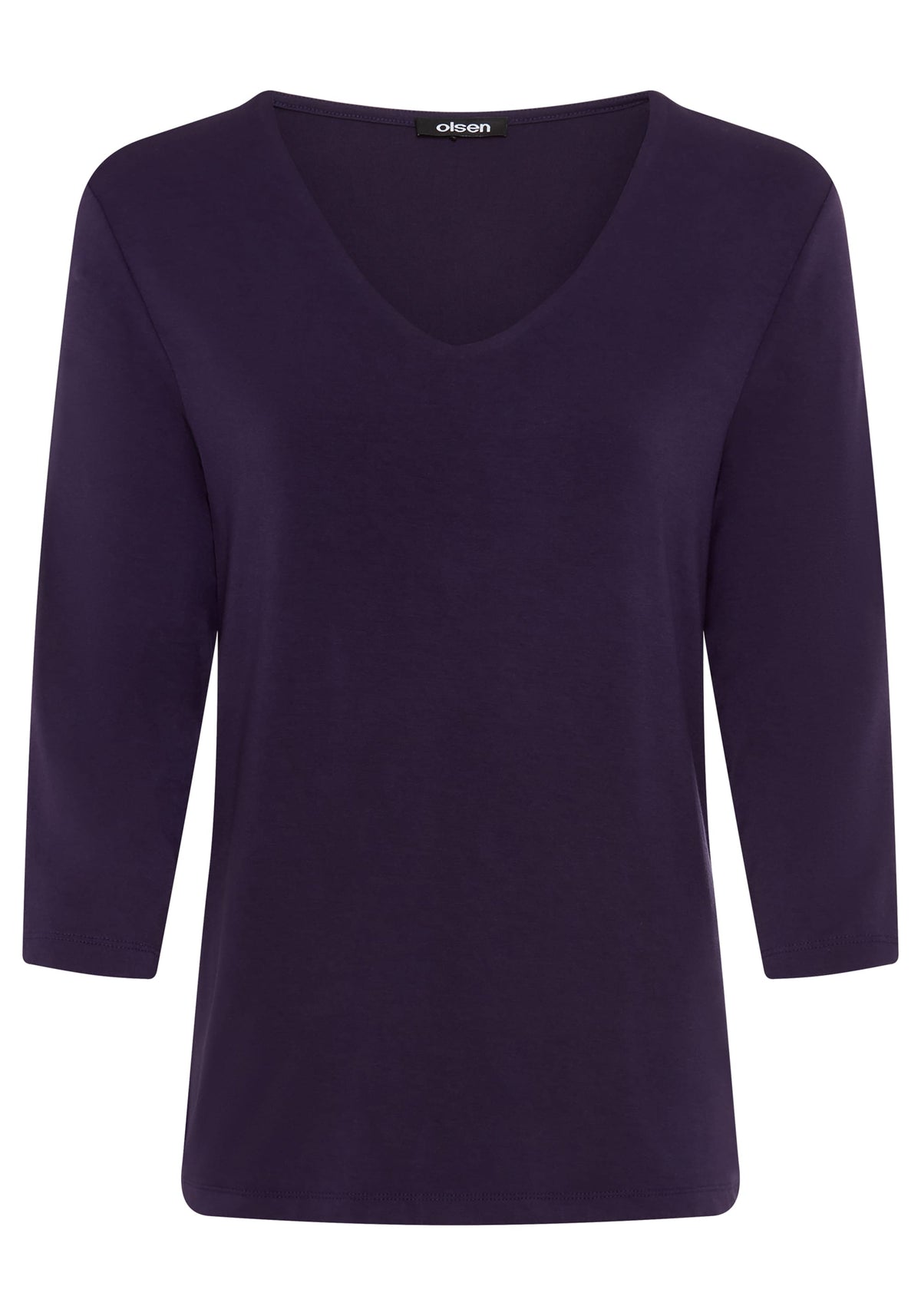 Solid VIscose Blend T-Shirt