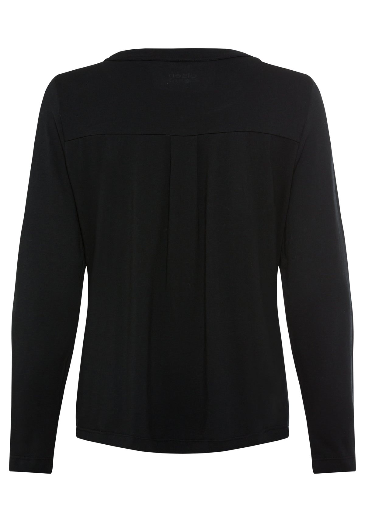 Cotton Blend Long Sleeve Sequin T-Shirt containing TENCEL™ Modal