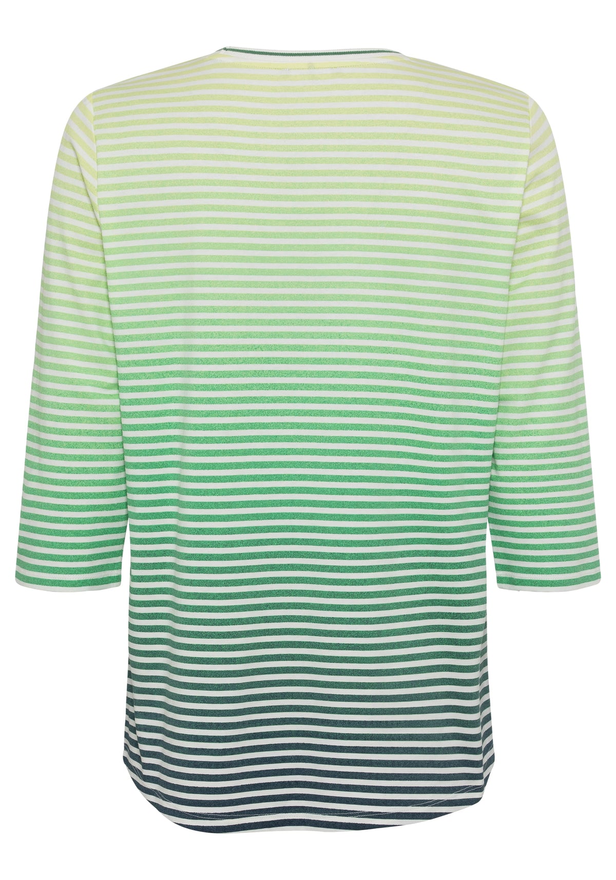Cotton Blend Long Sleeve Multi-Print T-Shirt