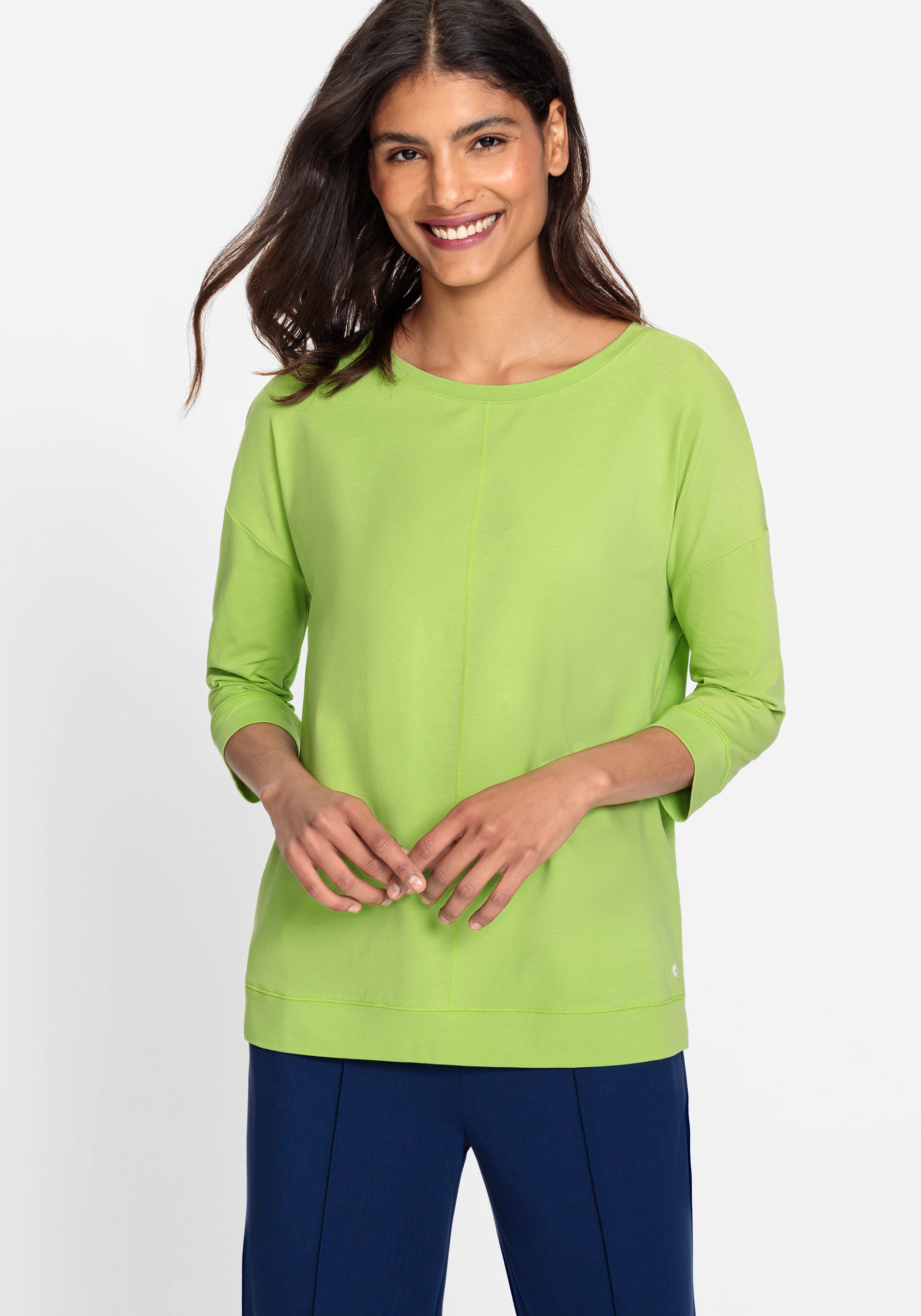 Classic-Fit Cotton-Blend T-Shirt, Women's Short Sleeve Shirts & Tee's