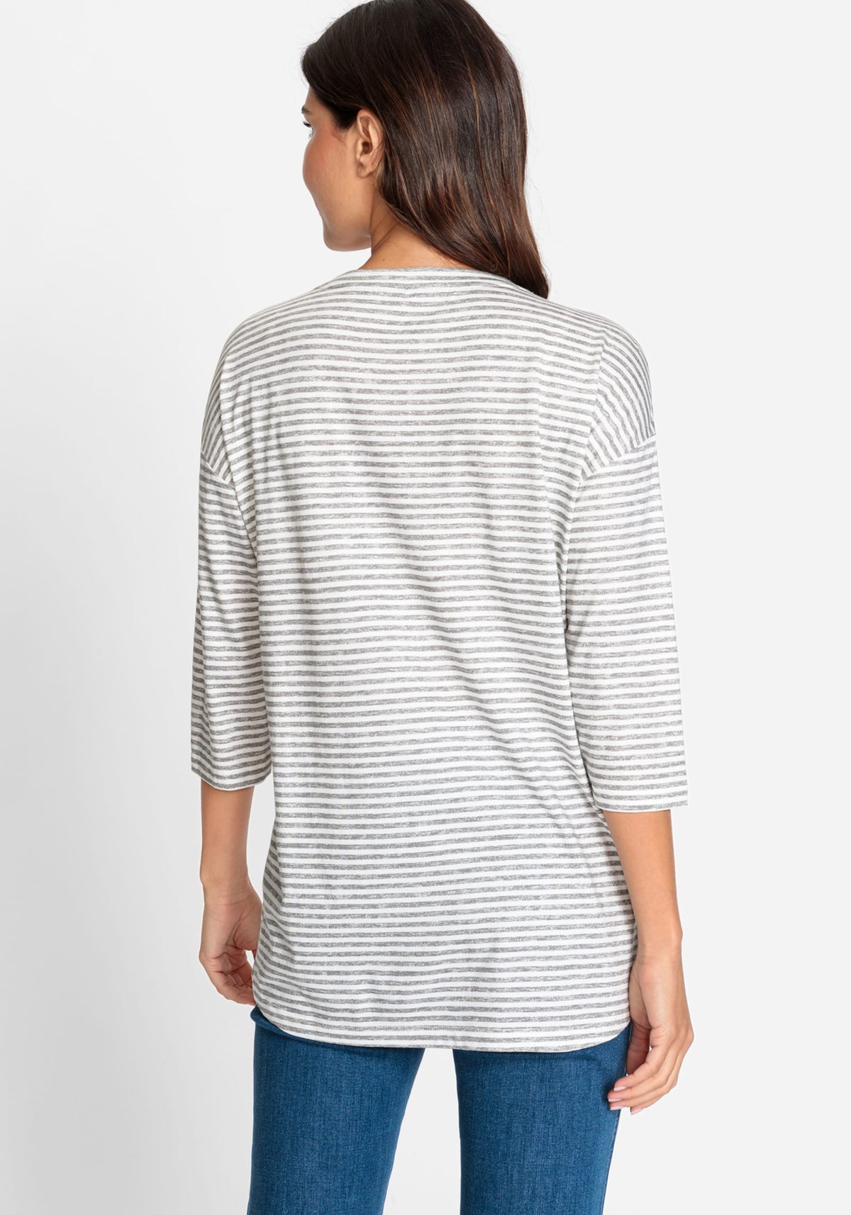 Cotton Blend Multi-Print T-Shirt containing TENCEL™ Modal