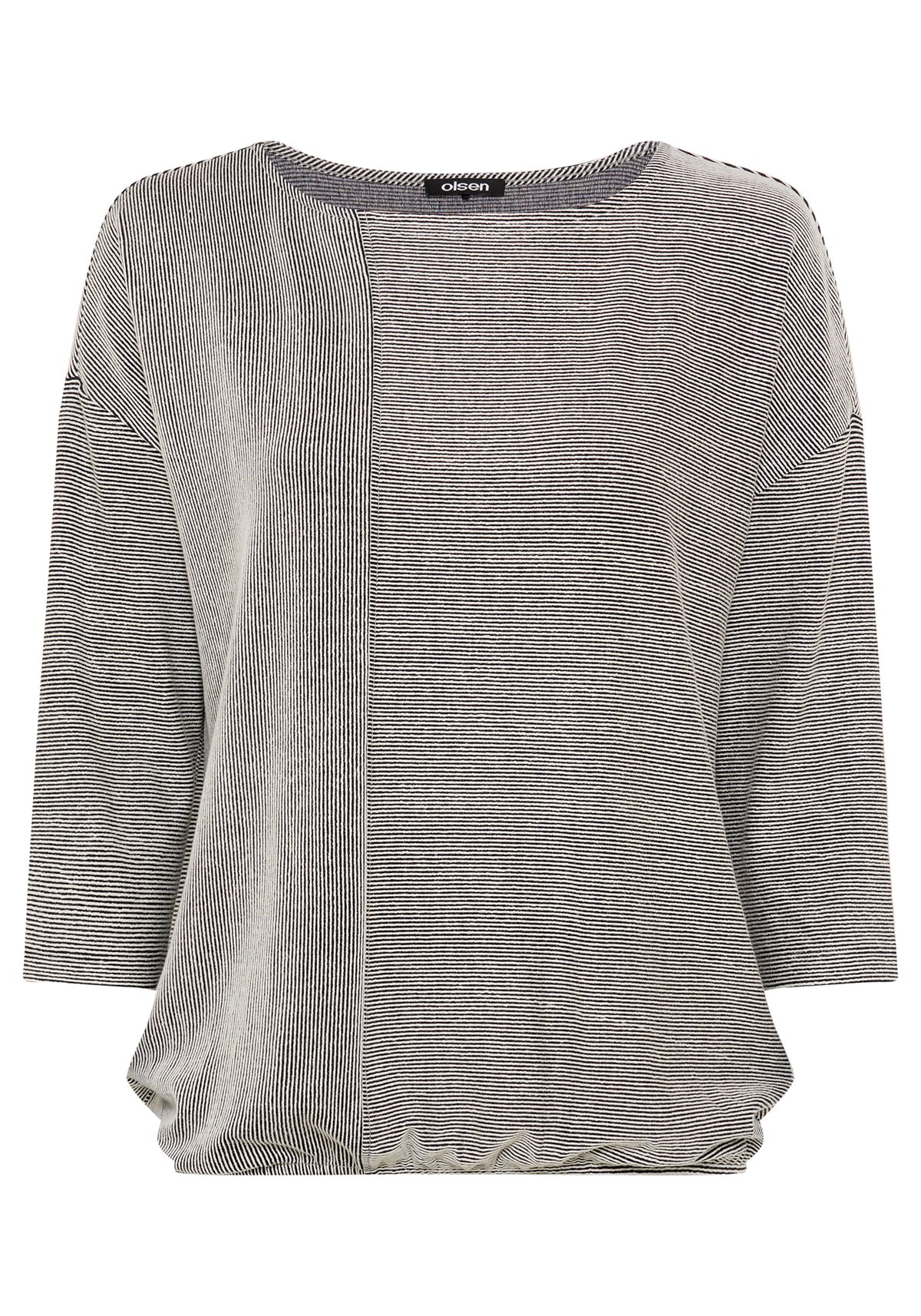 Stripe Fine Ribbed T-Shirt