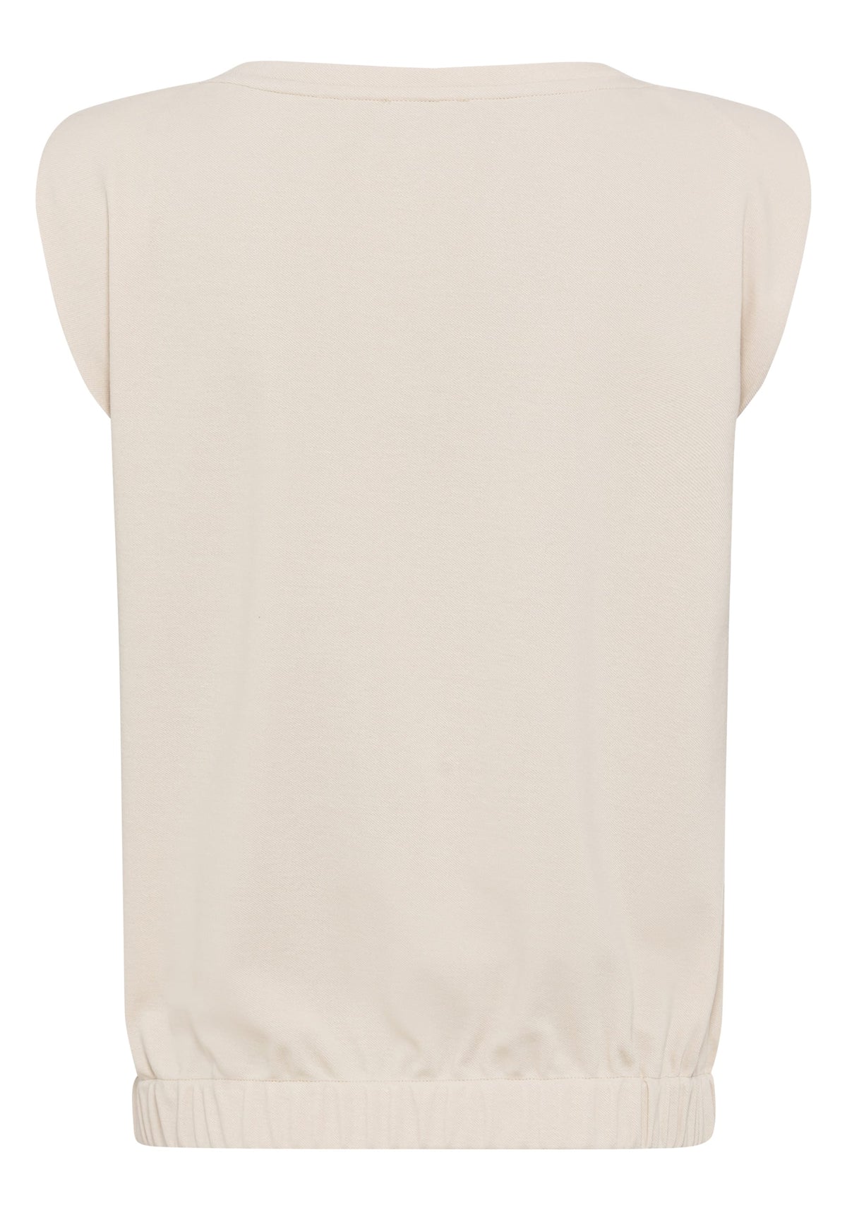 Cap Sleeve Boat Neck Stretch Top