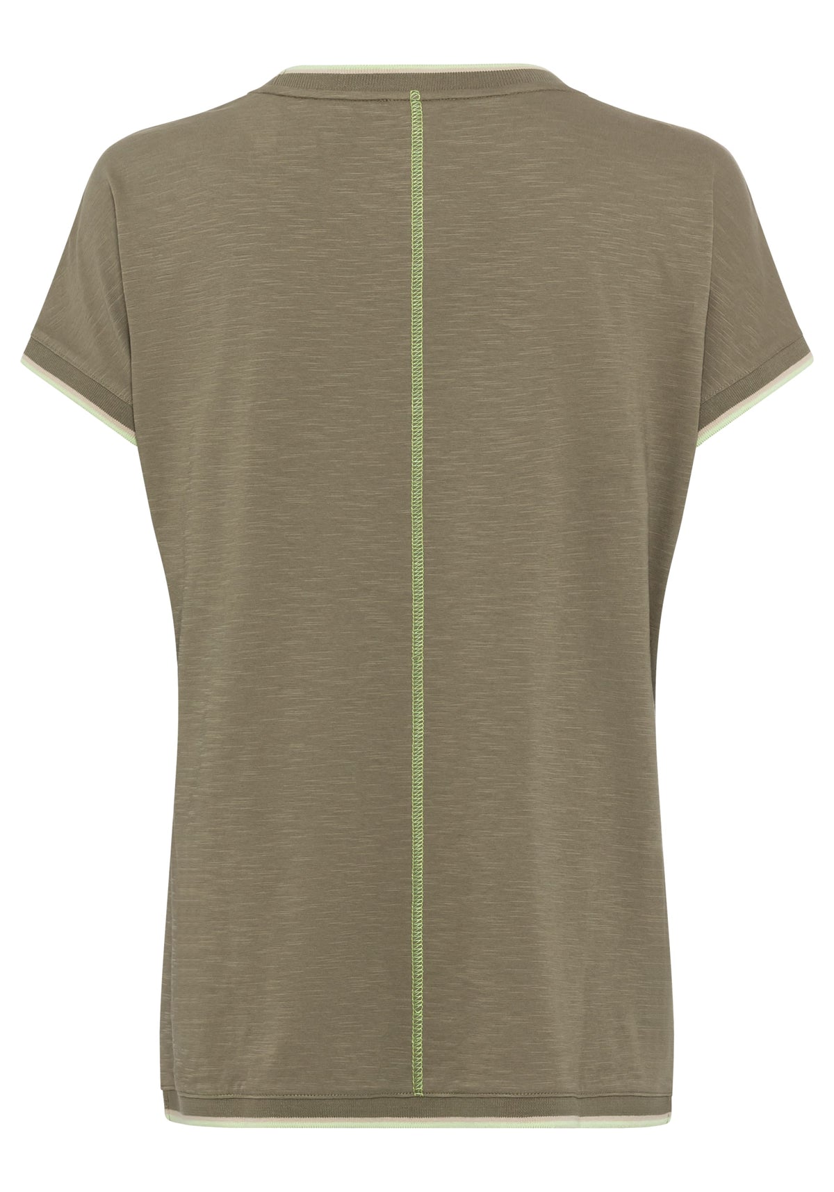 100% coton T-Shirt à manches courtes imprimé palmier abstrait