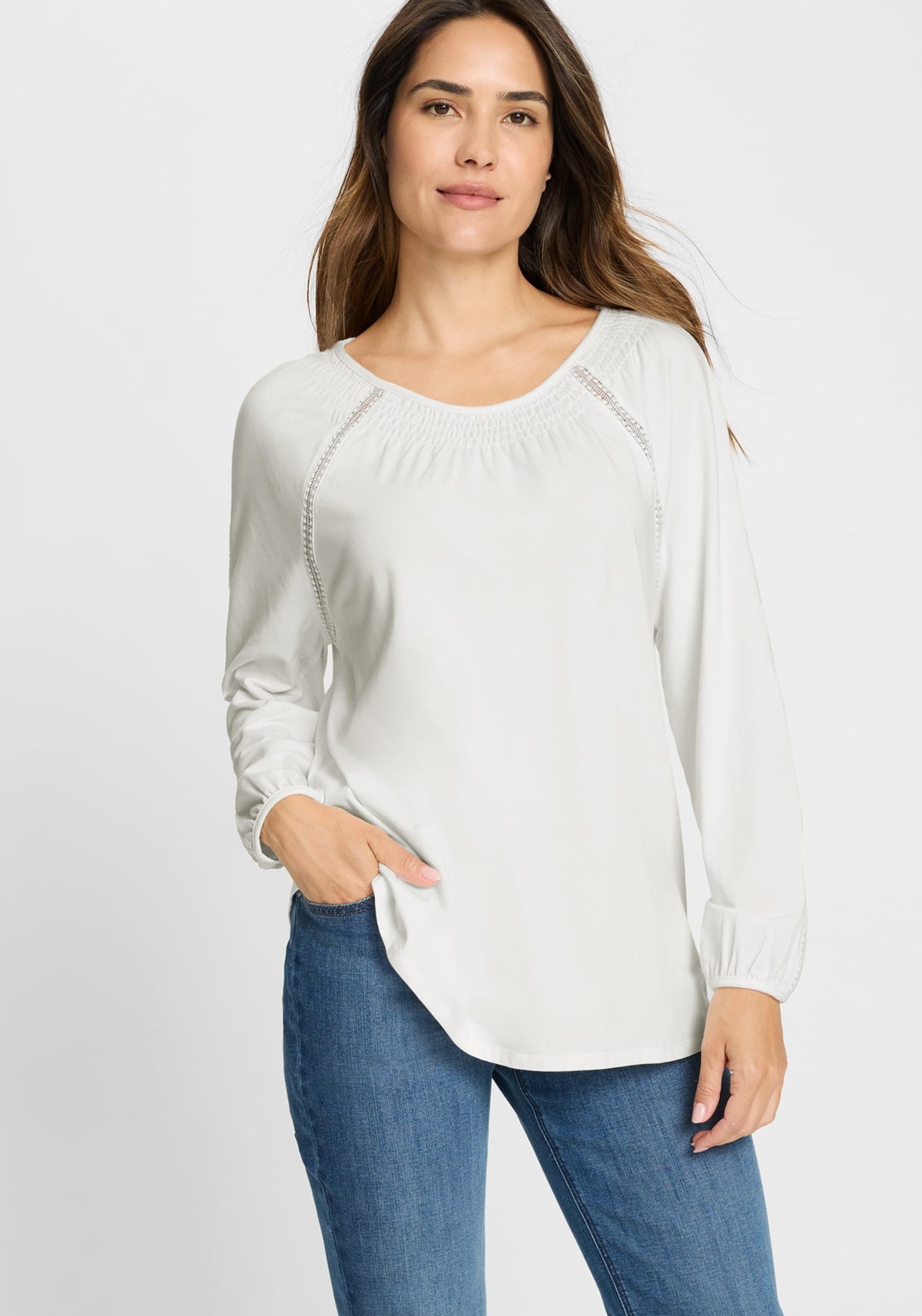 Inset Lace T-Shirt
