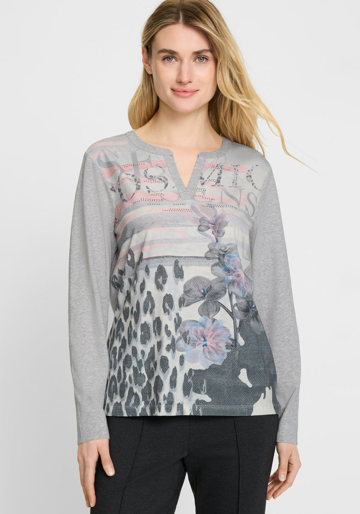 Panneaux Print T-Shirt