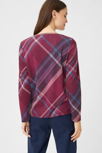 Plaid Statement Sweater