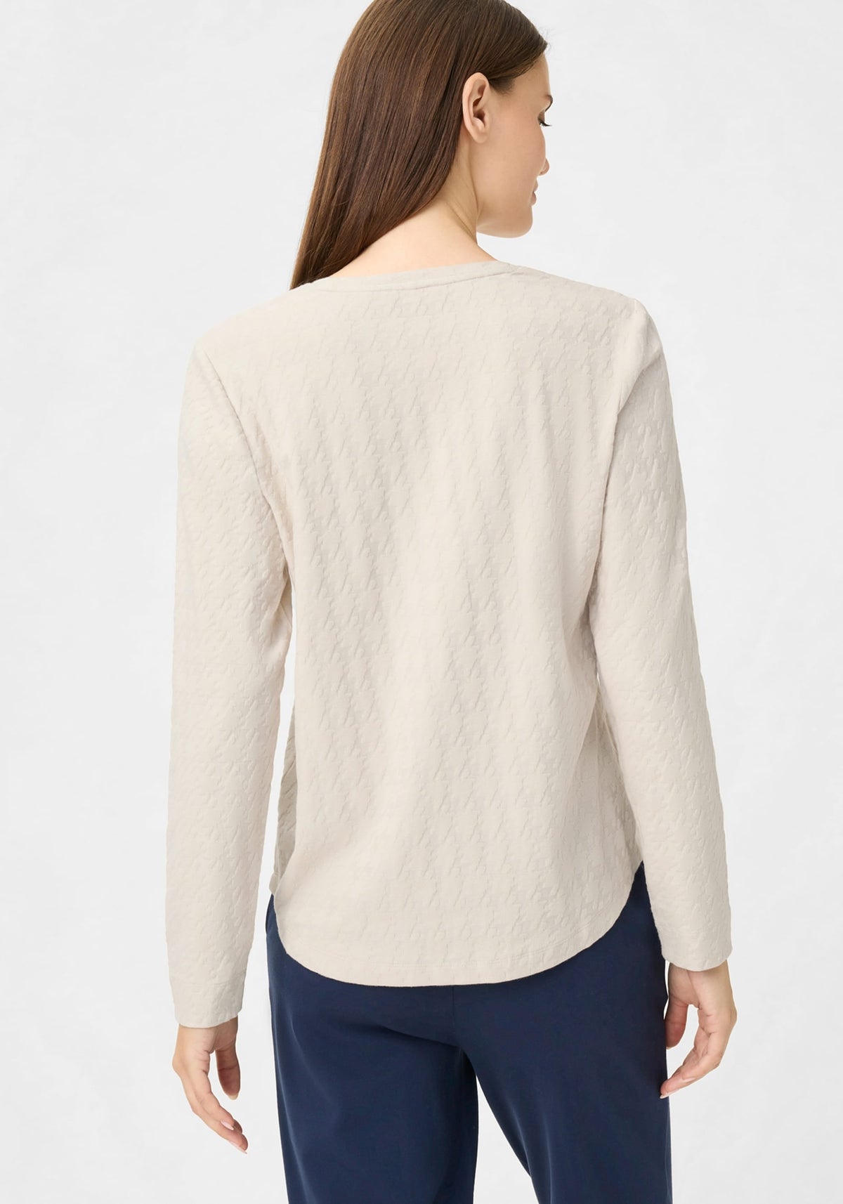 Tonal Houndstooth T-Shirt