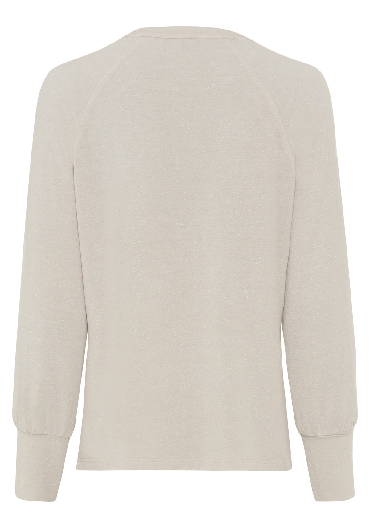 Solid Shimmer Effect Tunic T-Shirt