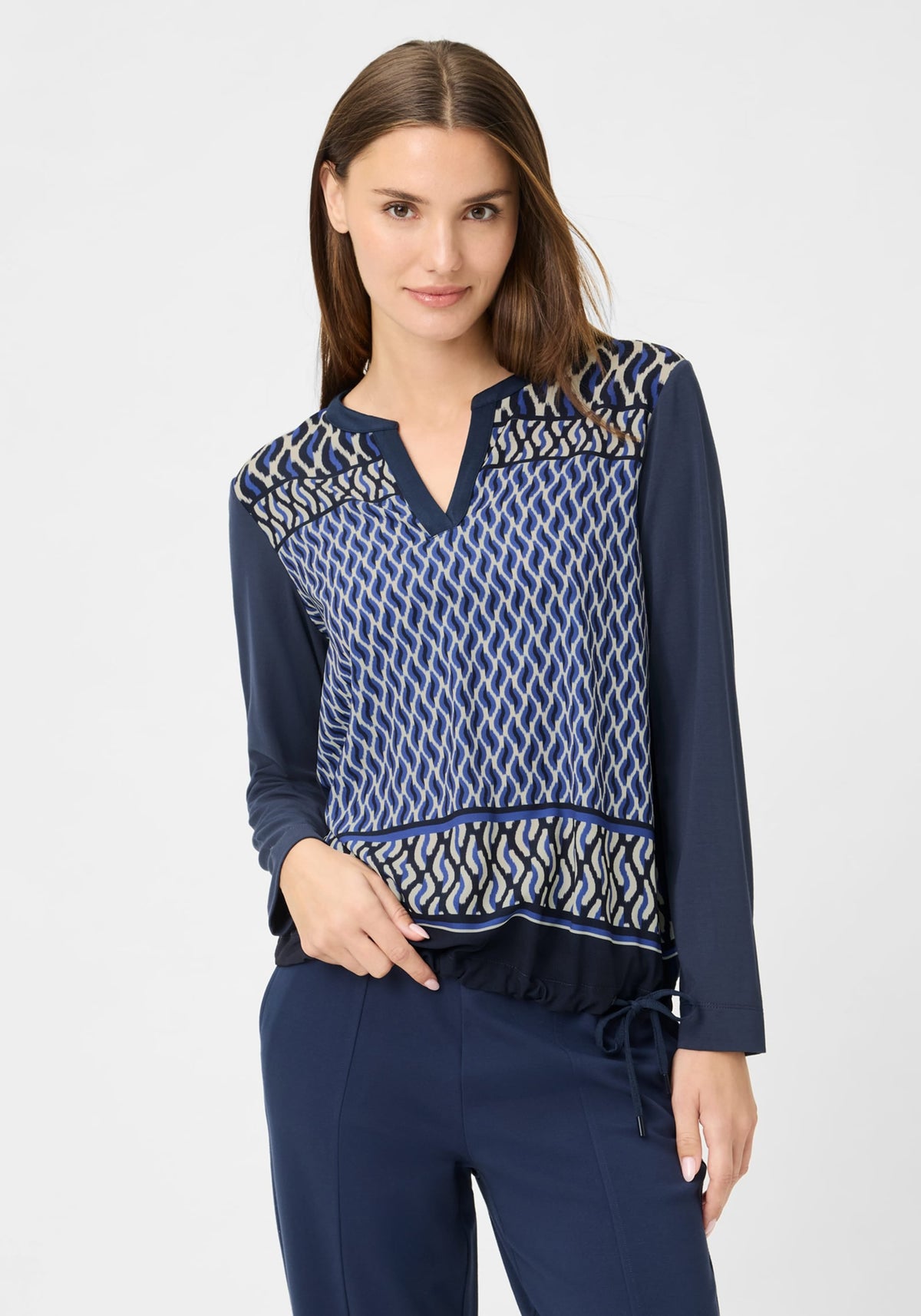 Mixed Media Tunic T-Shirt