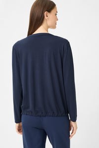 Heavy Zip Front Hooded Cardigan