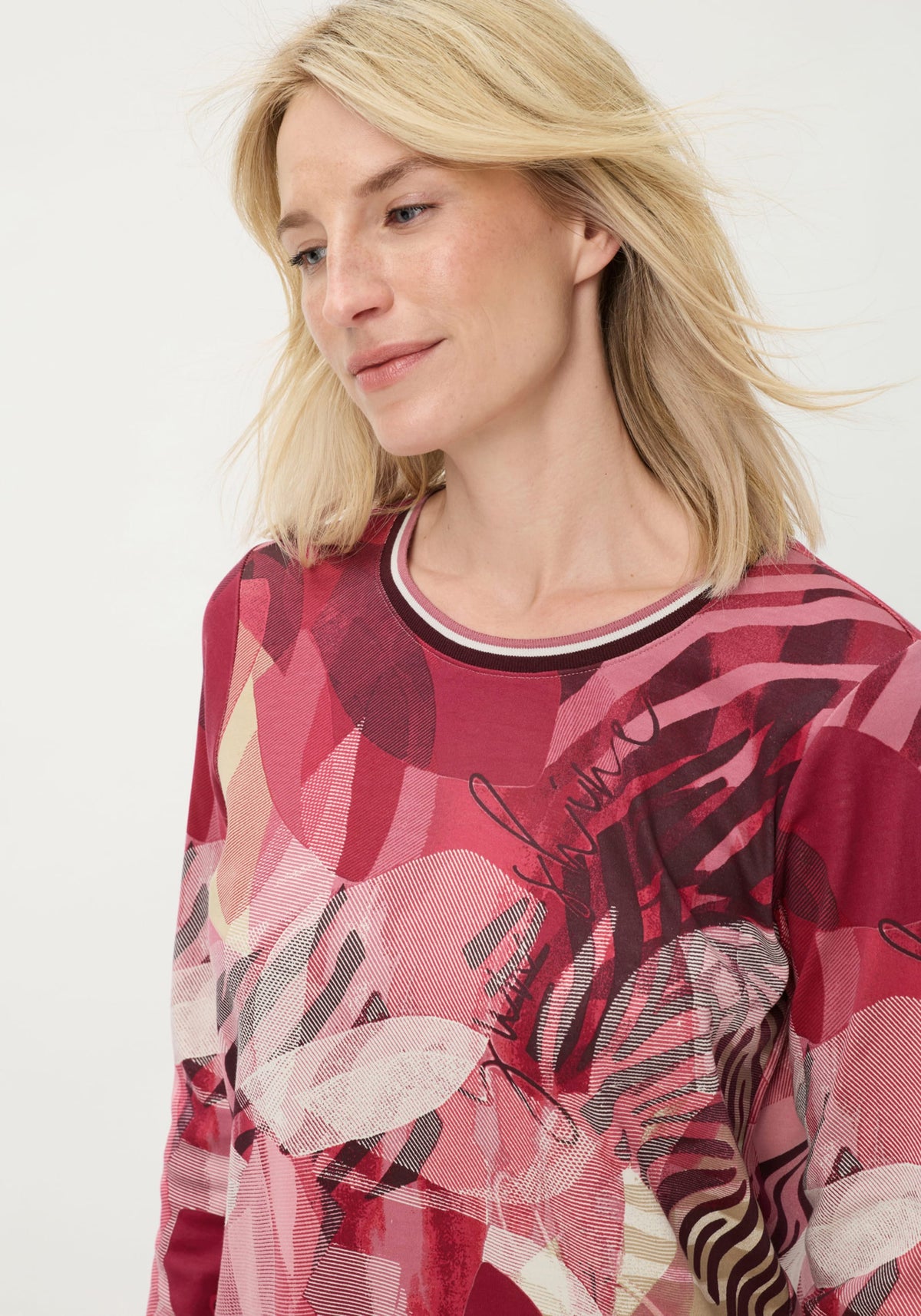 T-shirt imprimé Panneaux