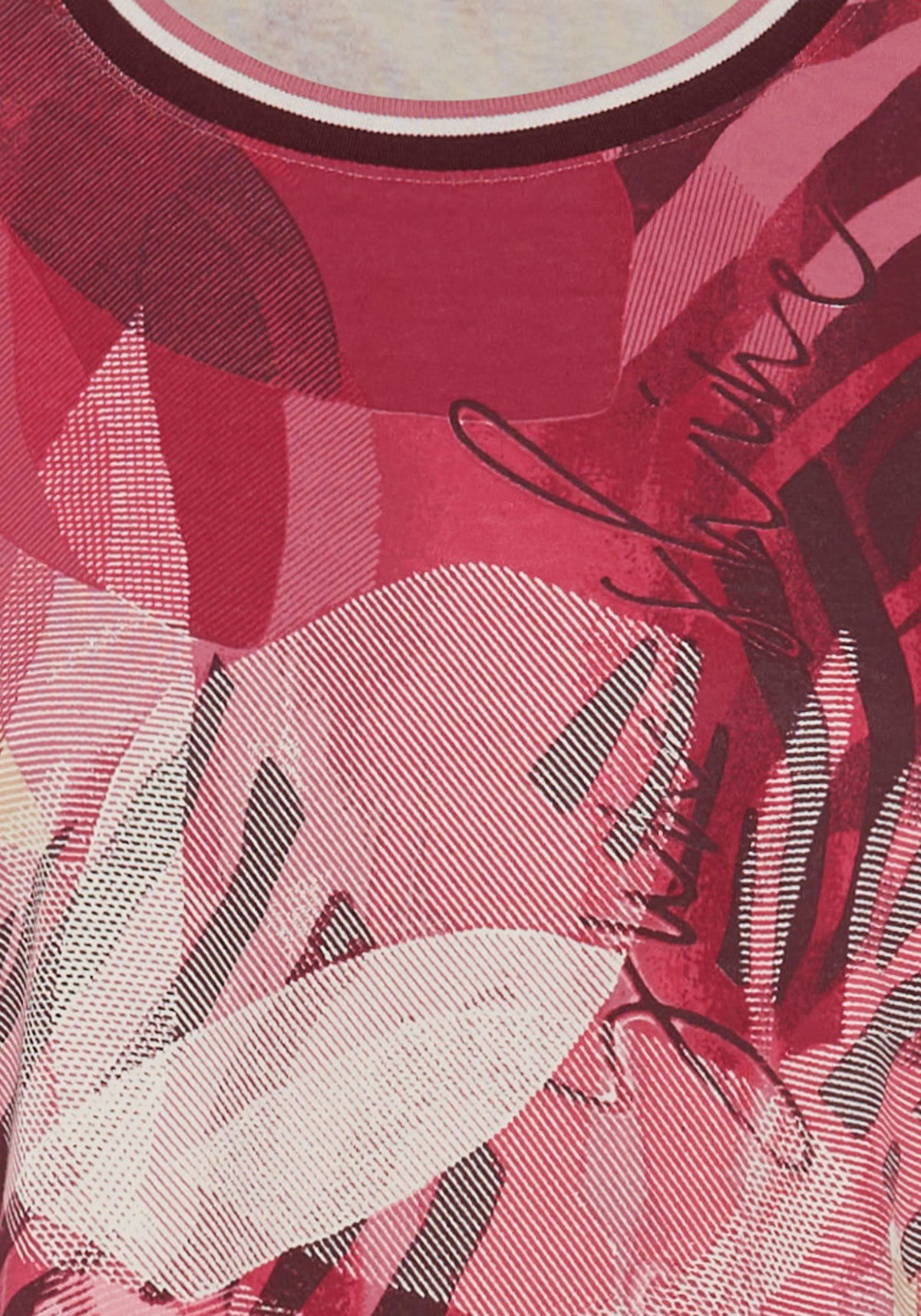 T-shirt imprimé Panneaux