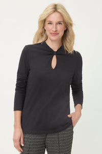 T-shirt à col Peekaboo