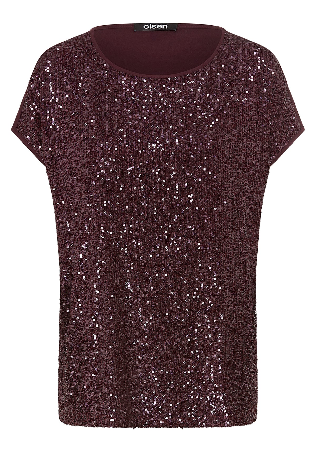 Top à paillettes