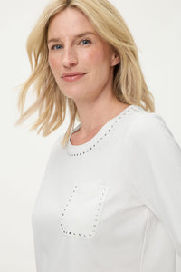 Studded Trim T-Shirt