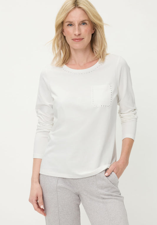 Studded Trim T-Shirt