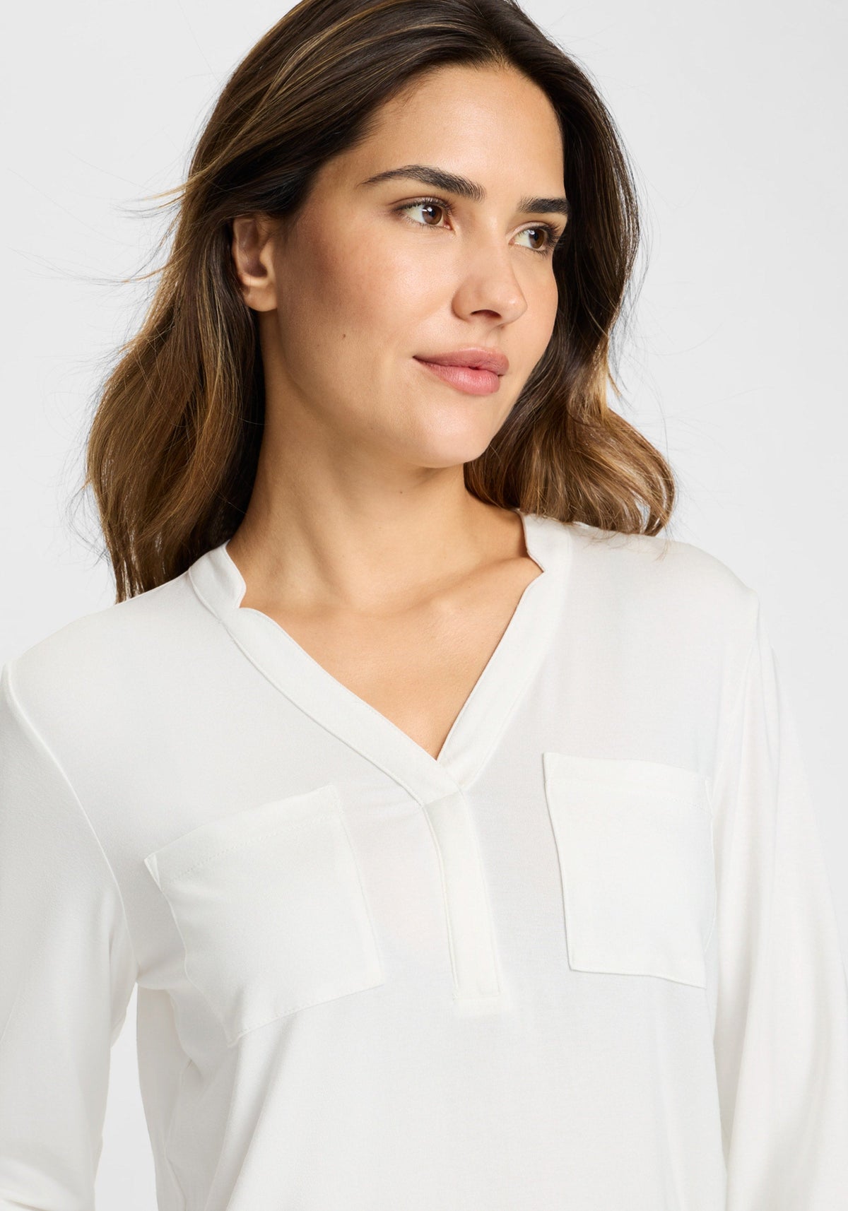 Placket Neck T-Shirt