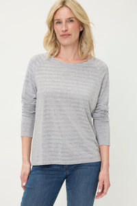 T-shirt à rayures étincelantes