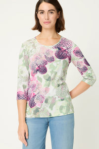 Bouquet Print T-Shirt