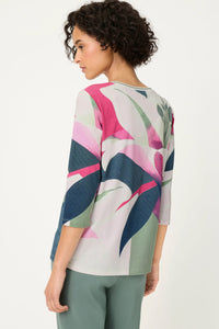 Graphic Floral Scarf