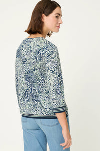 Placement Print Jersey Top