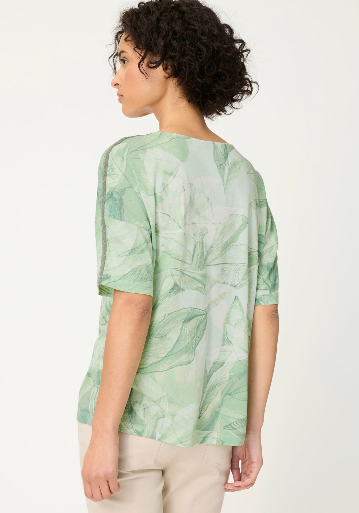 Leaf Print T-Shirt