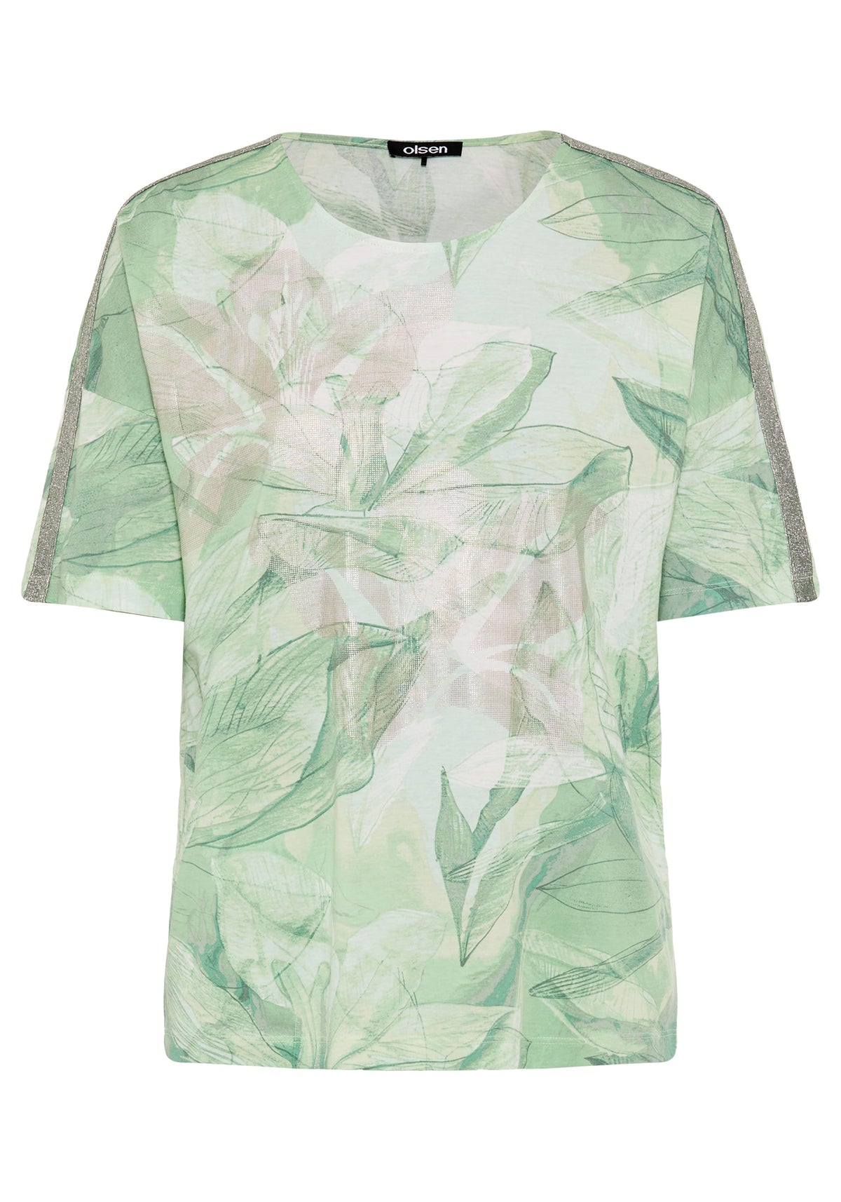 Leaf Print T-Shirt