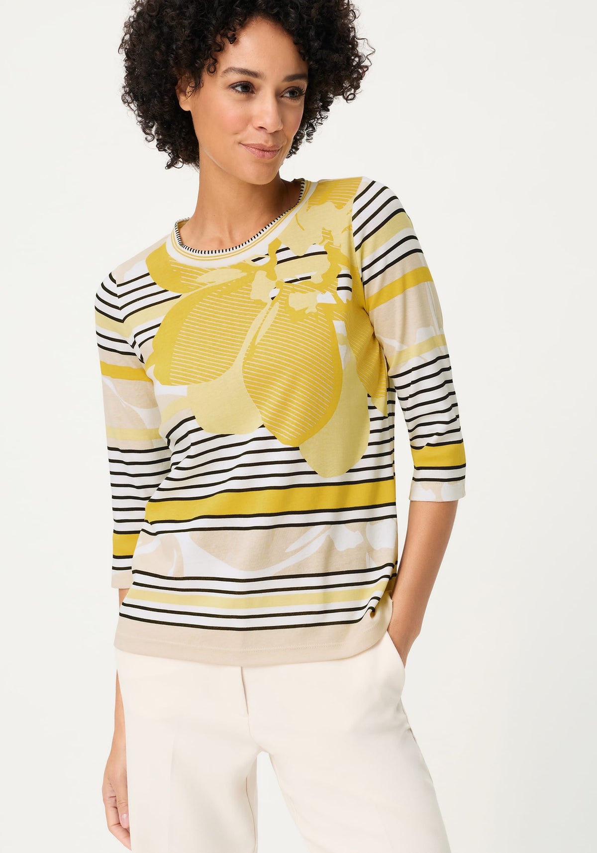 Panneaux Print T-Shirt