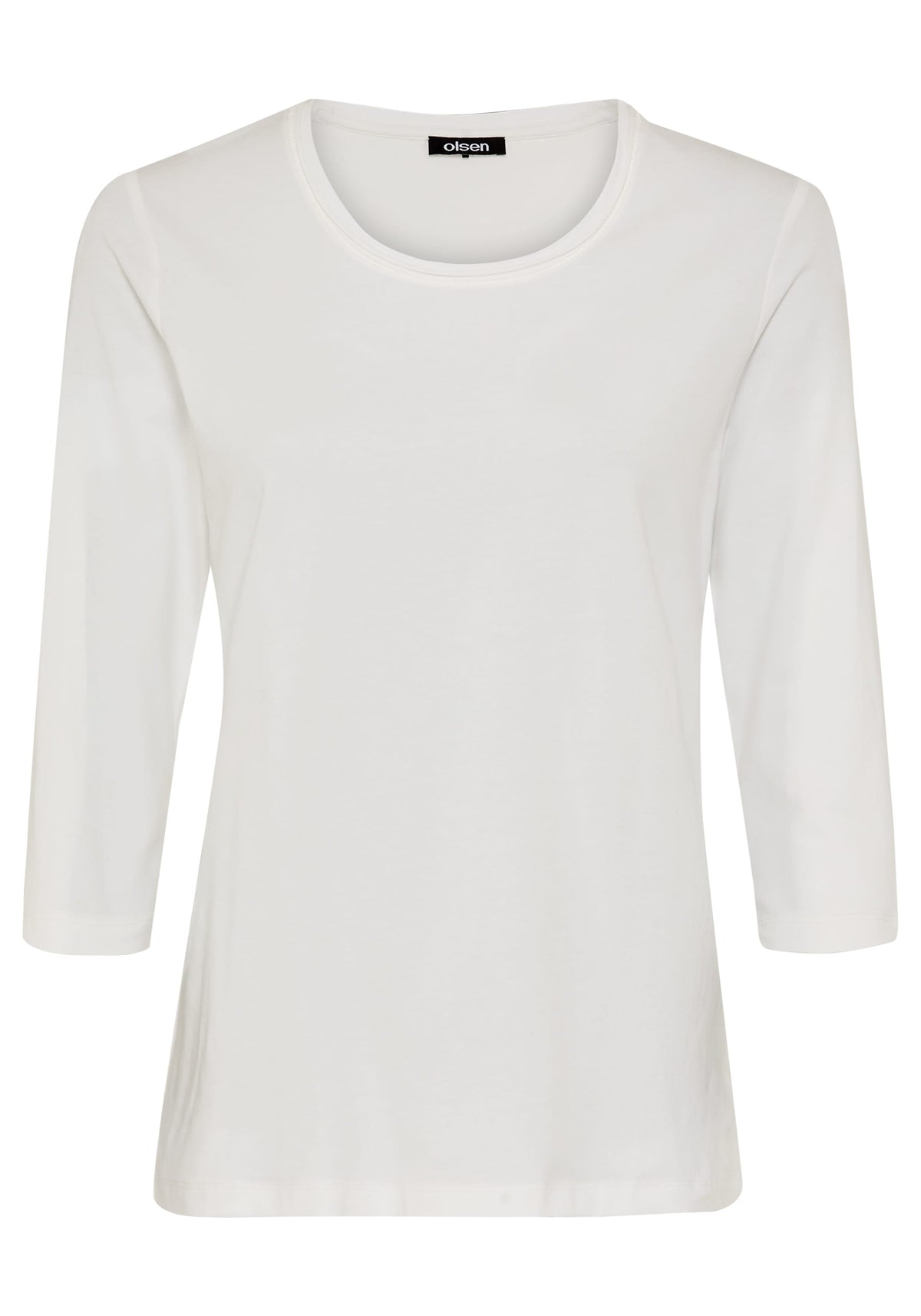 Solid 3/4 Sleeve T-Shirt