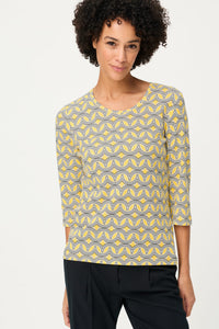 Retro Geo Print T-Shirt