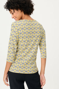 Retro Geo Print T-Shirt