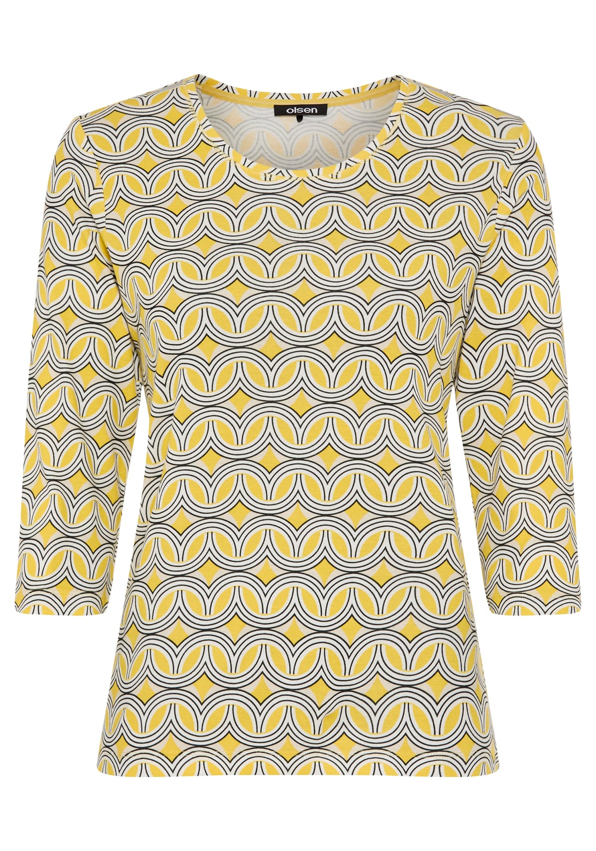 Retro Geo Print T-Shirt