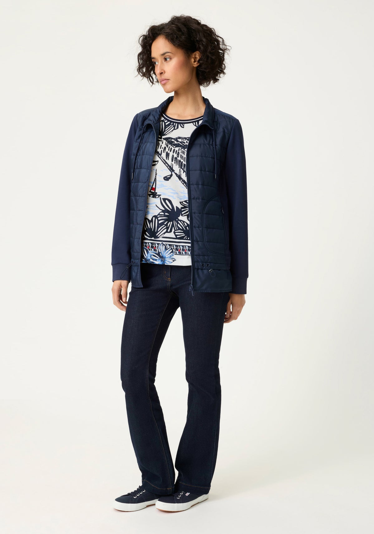 Riviera Scene Print T-Shirt