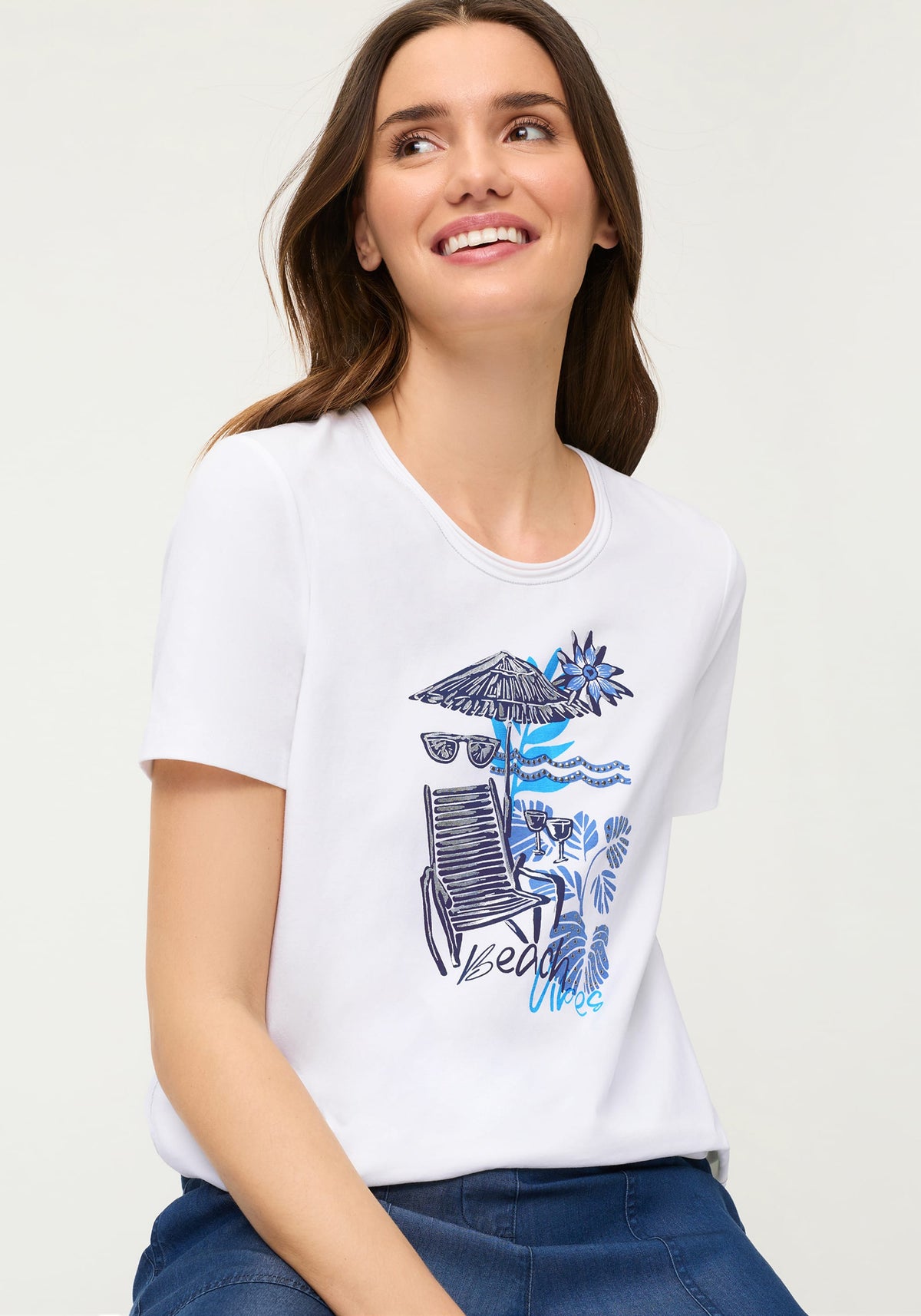 Placement Print T-Shirt