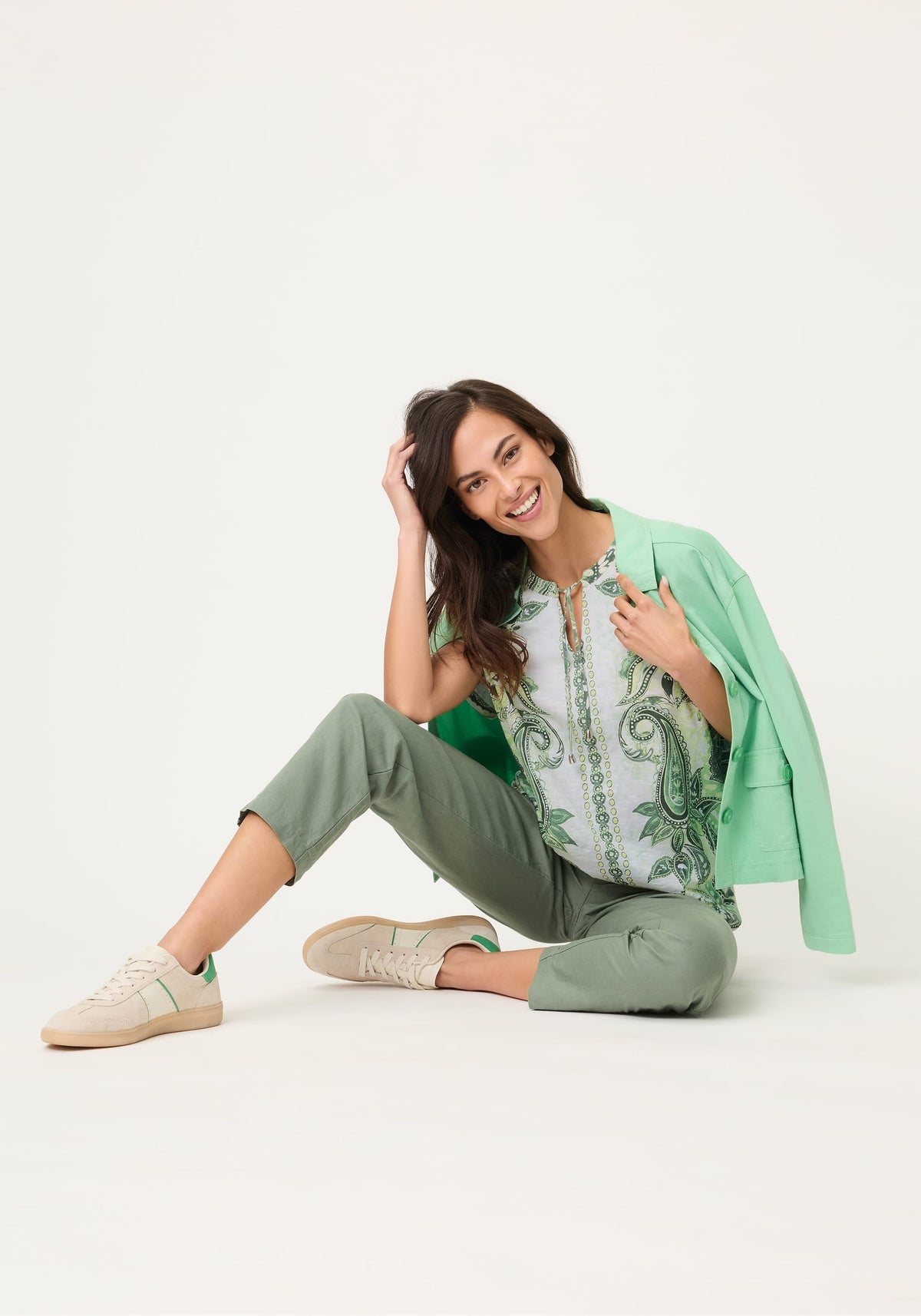 Paisley Panneaux Print T-Shirt