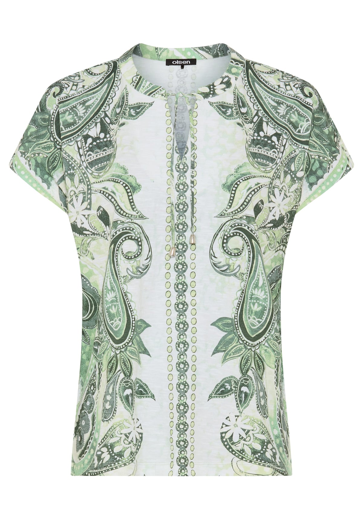 Paisley Panneaux Print T-Shirt