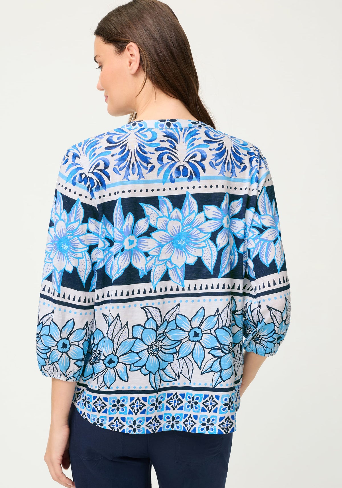 Floral Panneaux T-Shirt