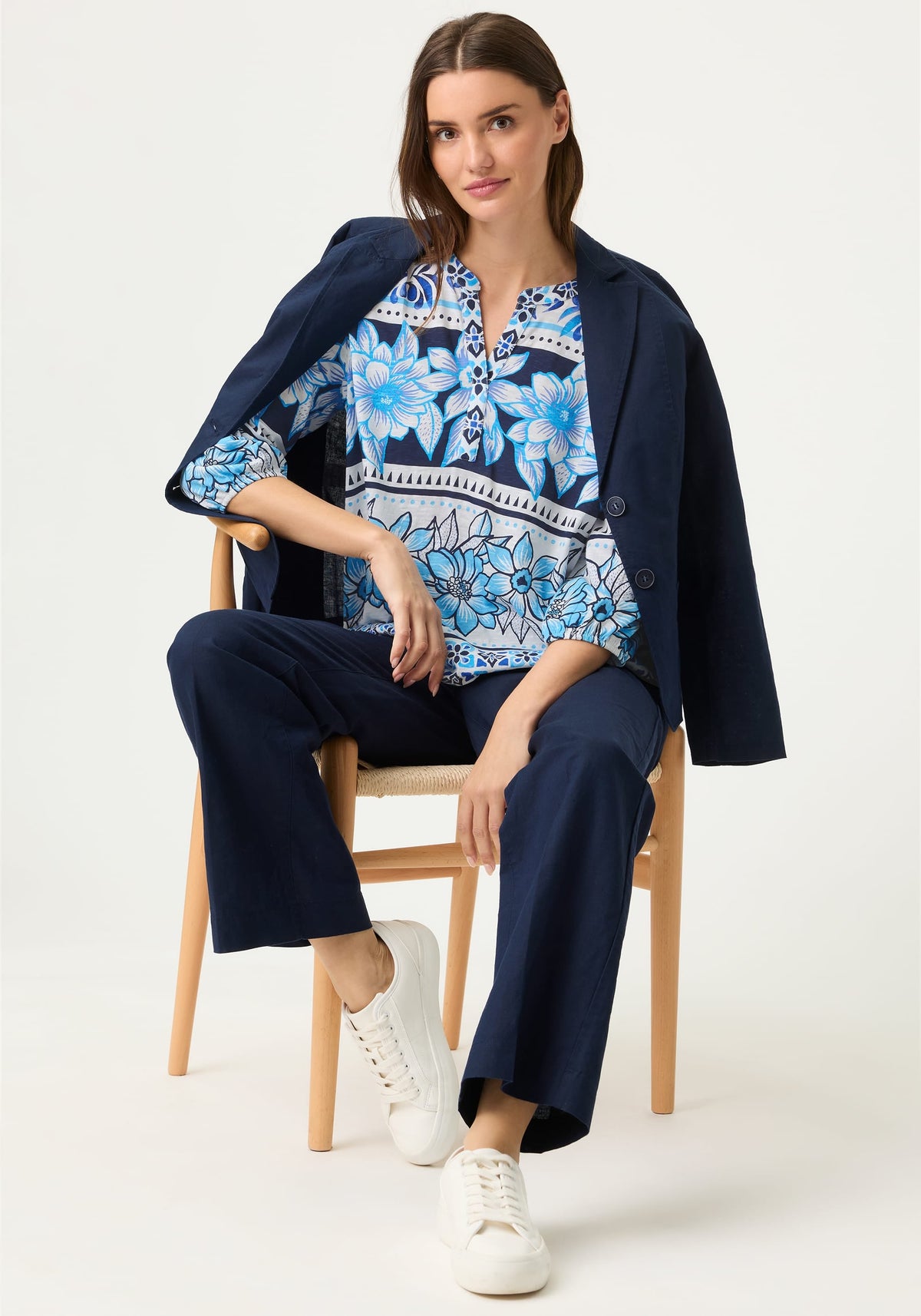 Floral Panneaux T-Shirt