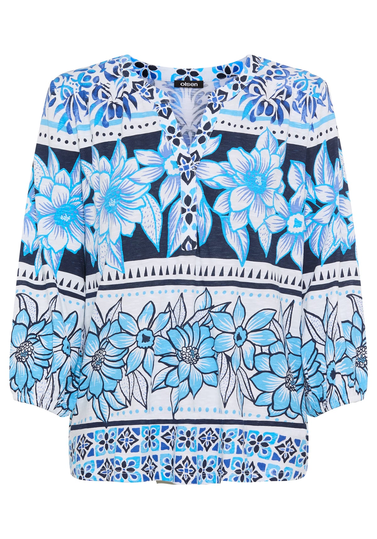 Floral Panneaux T-Shirt