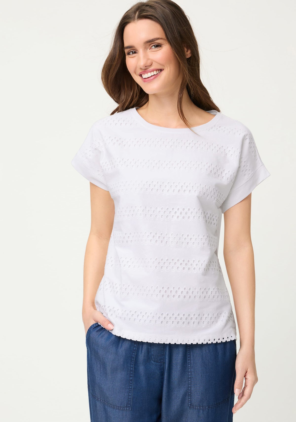 Eyelet T-Shirt