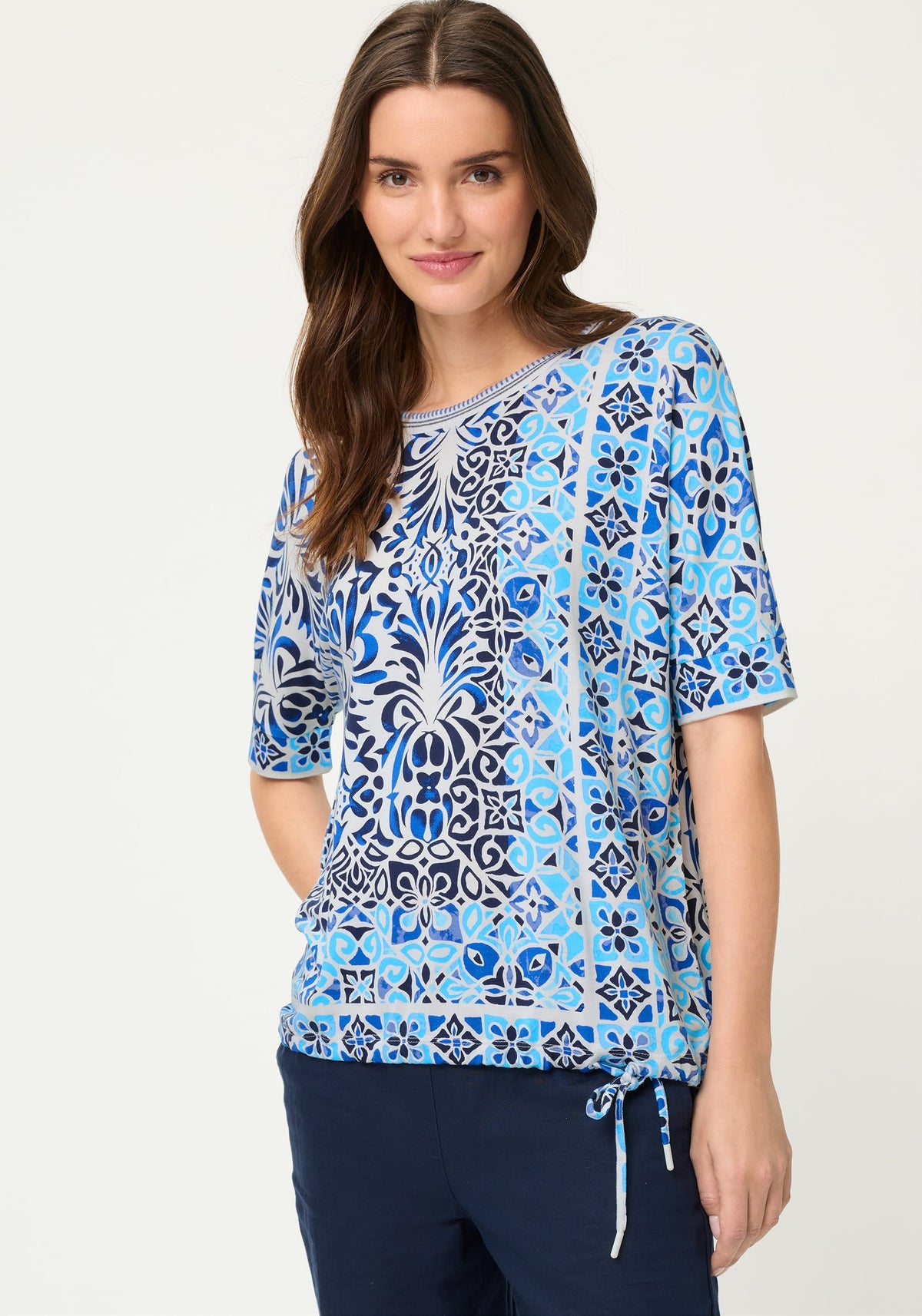 Panneaux Tile Print T-Shirt