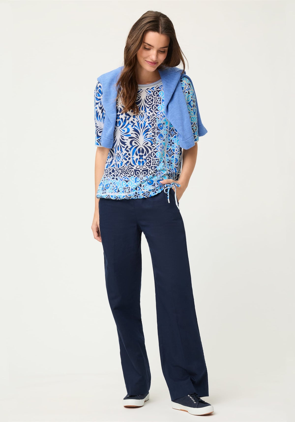 Panneaux Tile Print T-Shirt