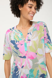 T-shirt à motifs floraux