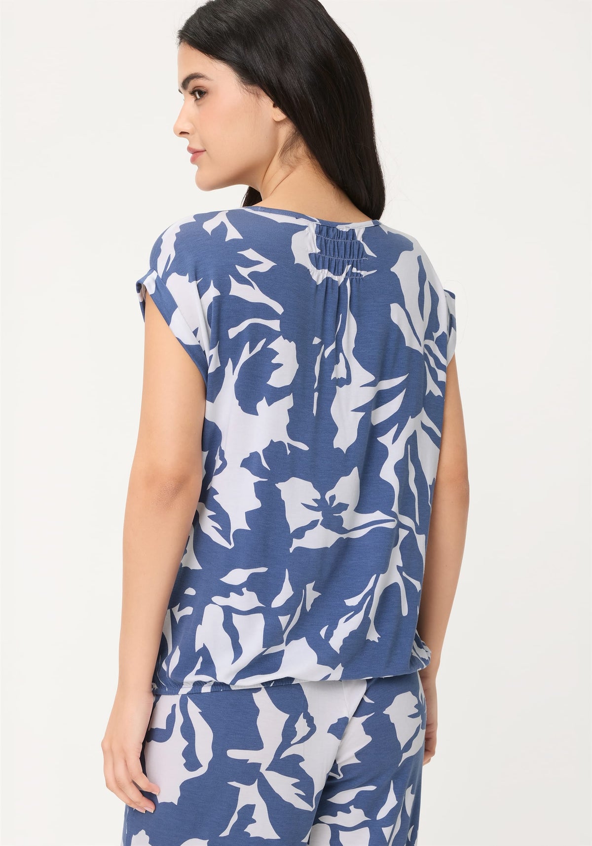 Abstract Floral T-Shirt