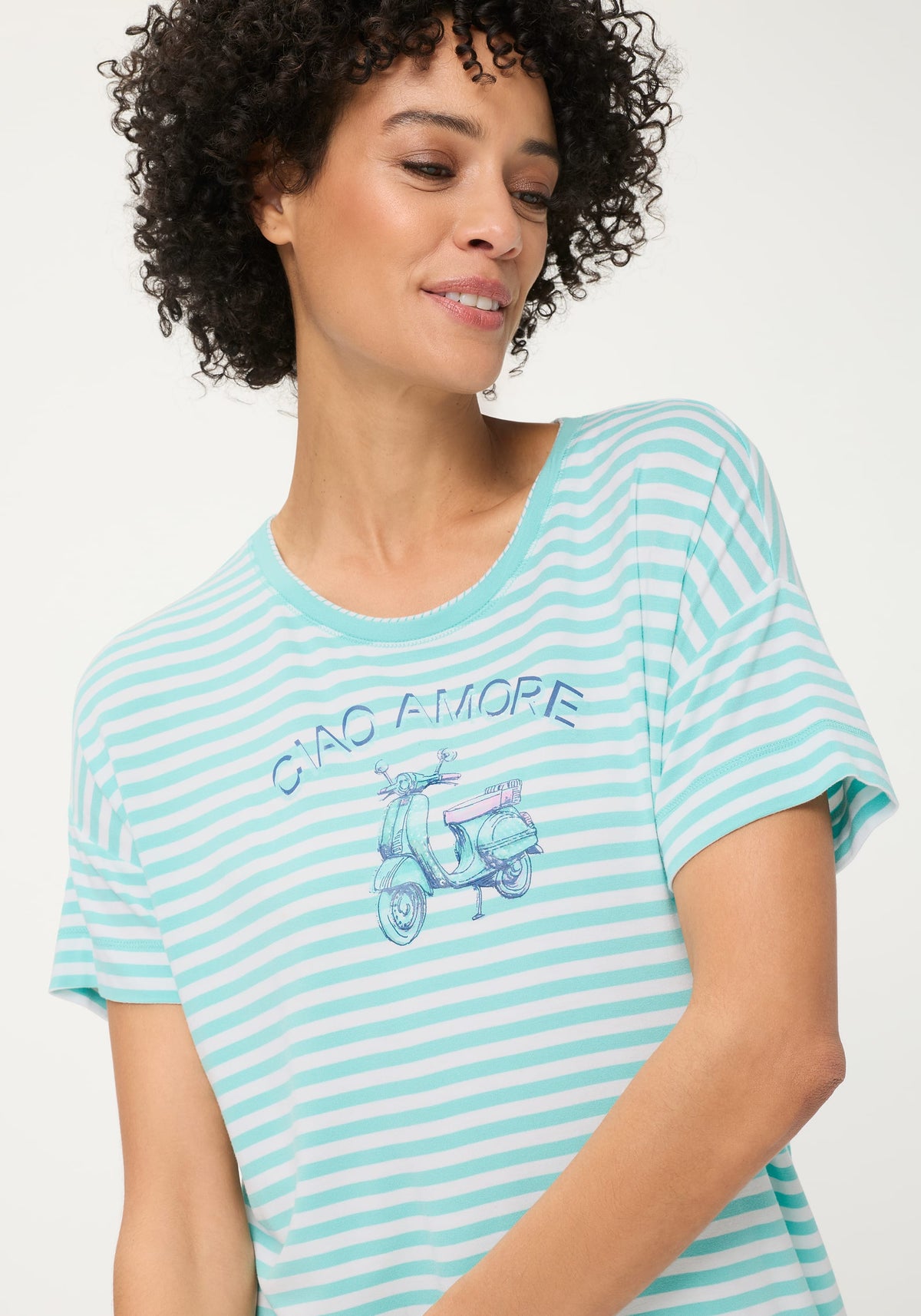 T-shirt à rayures Vespa