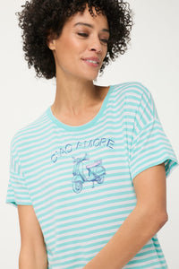 T-shirt à rayures Vespa