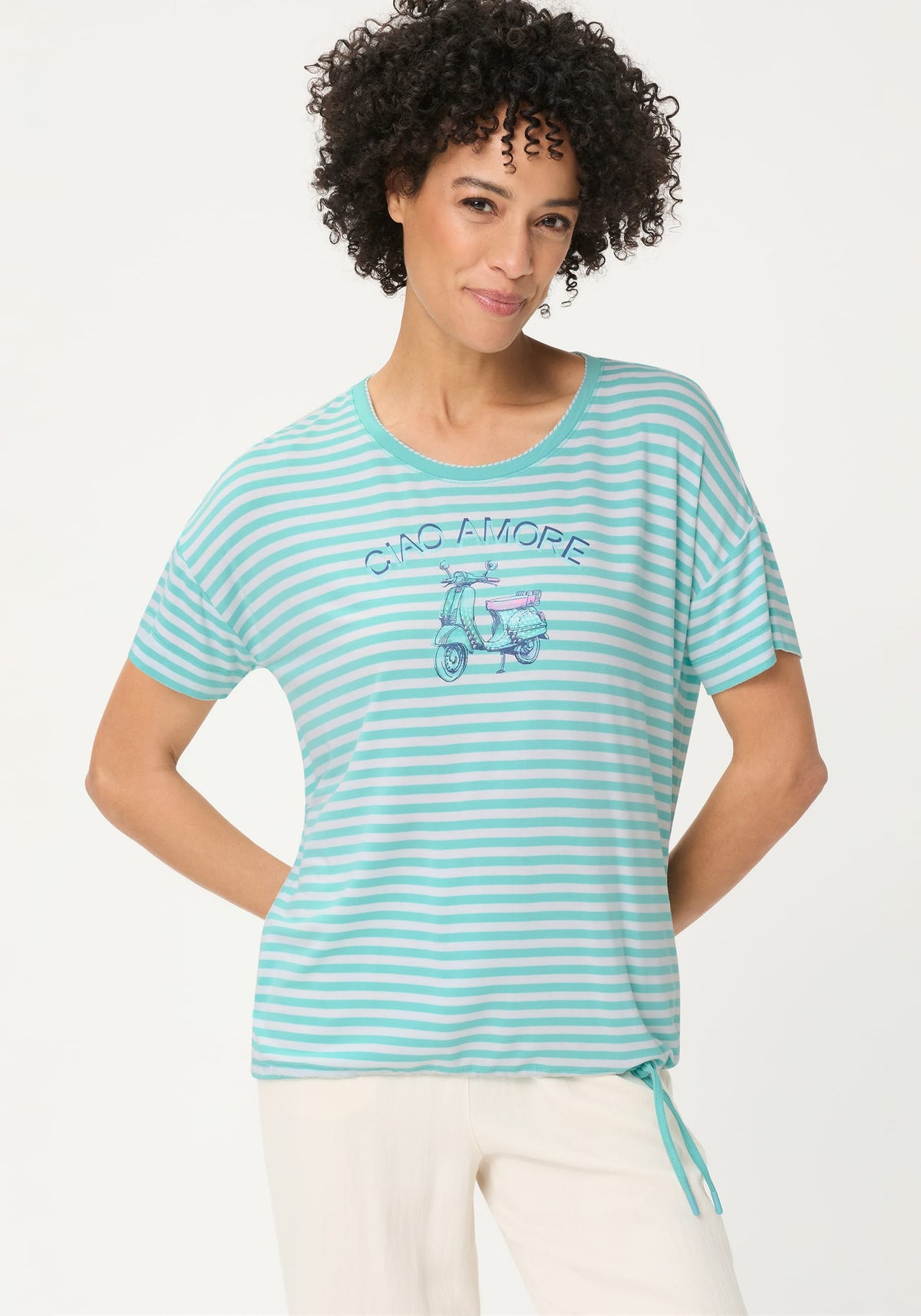 T-shirt à rayures Vespa