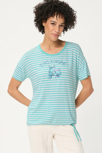 T-shirt à rayures Vespa