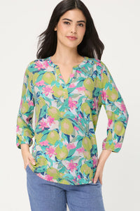T-shirt à imprimé citron Lush